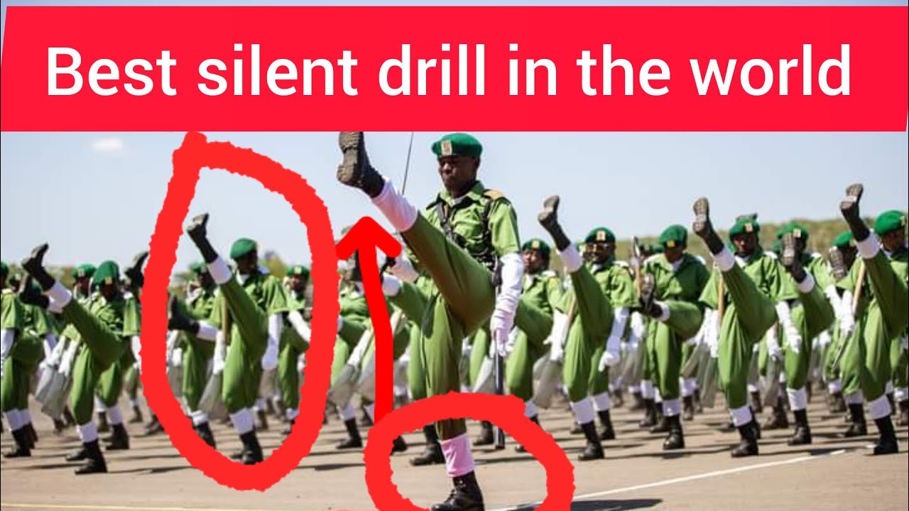 SEE THE BEST SILENT DRILL THAT LEFT OTHER FORCES CONFUSED