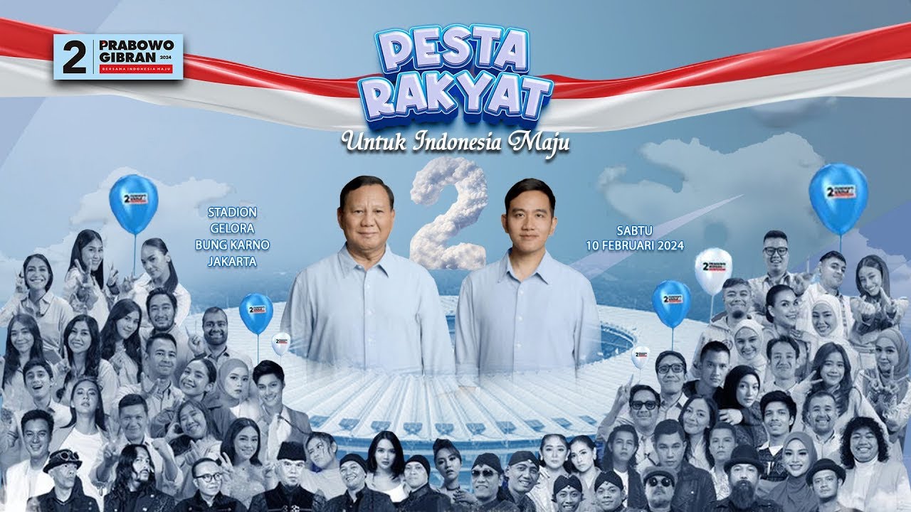 Dewa19 Feat Ari Lasso & Ello - Kampanye Akbar Prabowo Gibran, Gelora Bung Karno Stadium