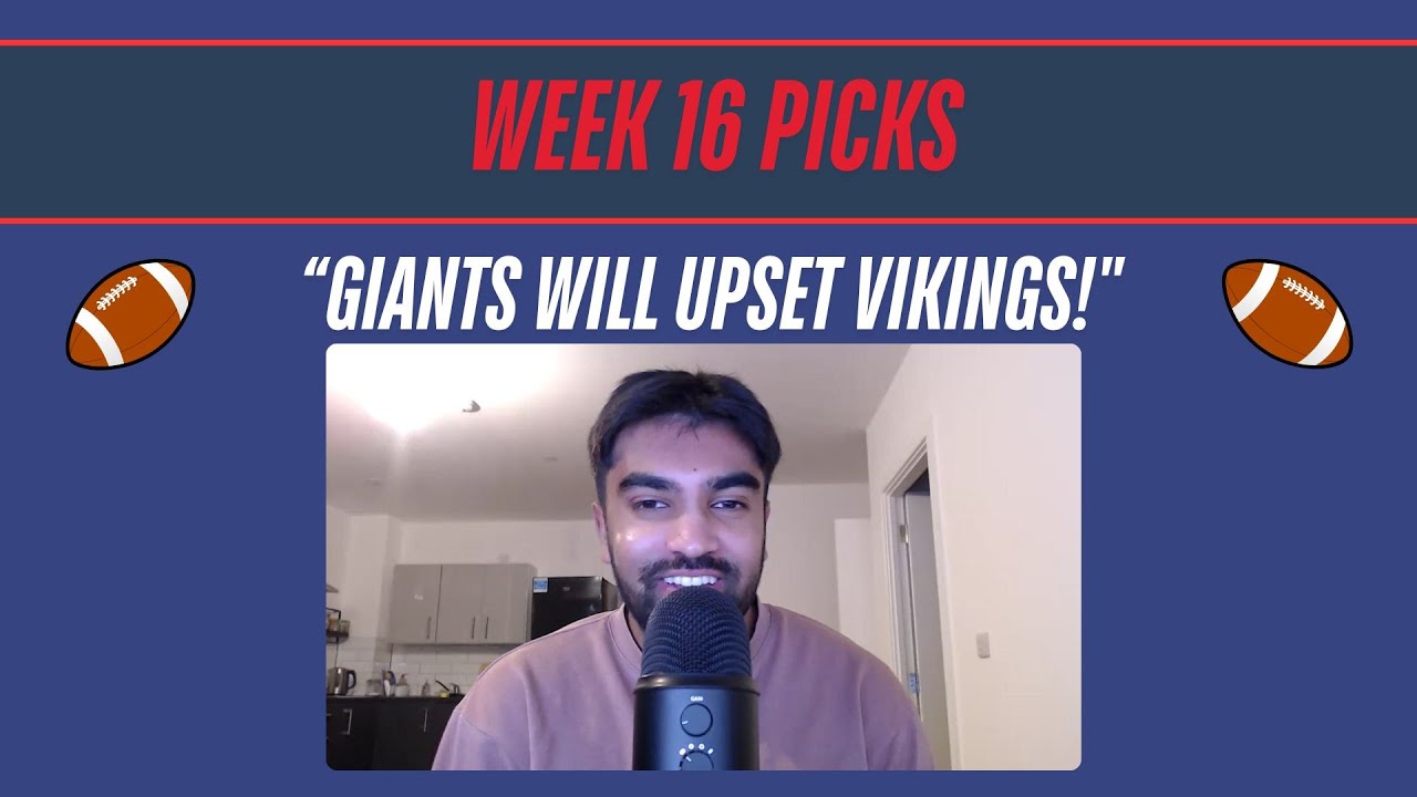 “Giants will upset Vikings!” | Week 16 picks | Half a Point
