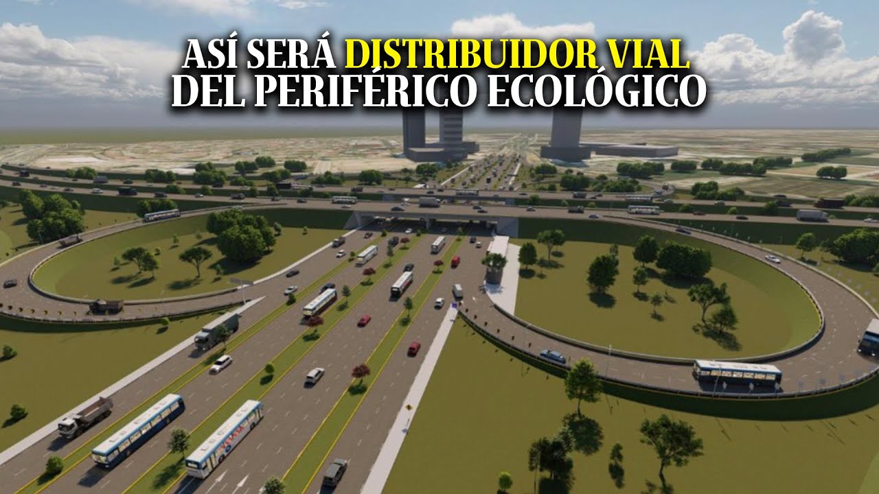 Así será el distribuidor vial del Periférico Ecológico en Puebla