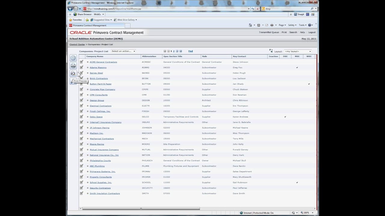 Introduction to Oracle Primavera Contract Management (Lesson 1/20)