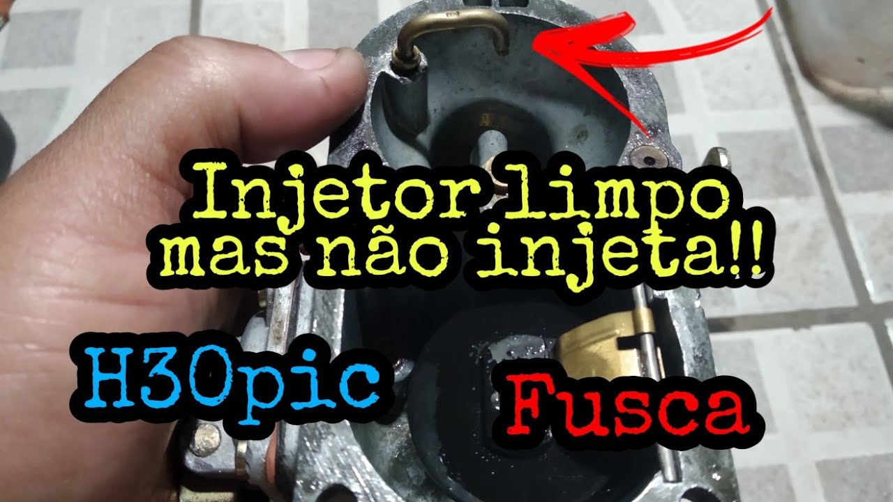 Fusca falhando aceleração com injetor limpo!! Pq será?