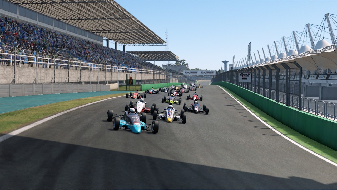 CORRIDA EPICA EM INTERLAGOS!! formula treiner. Automobilista 2