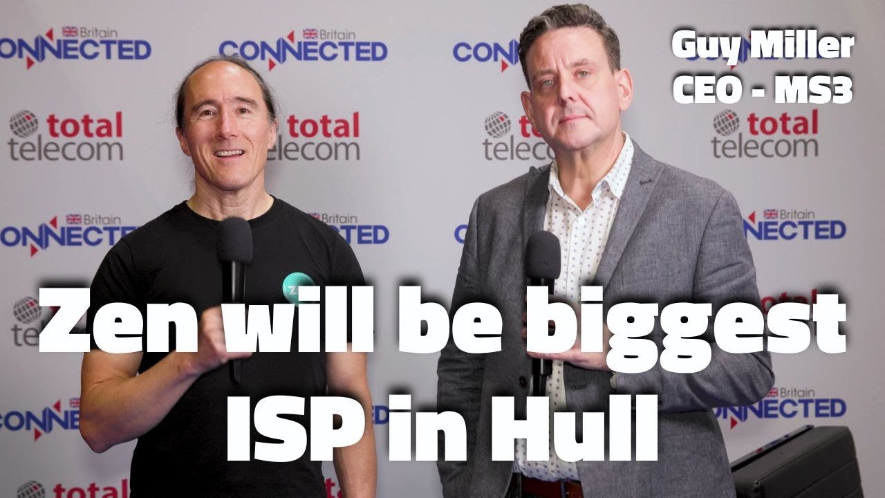 Zen will be biggest ISP in Hull, following MS3 deal.  MS3 CEO Guy Miller talks about the opportunity