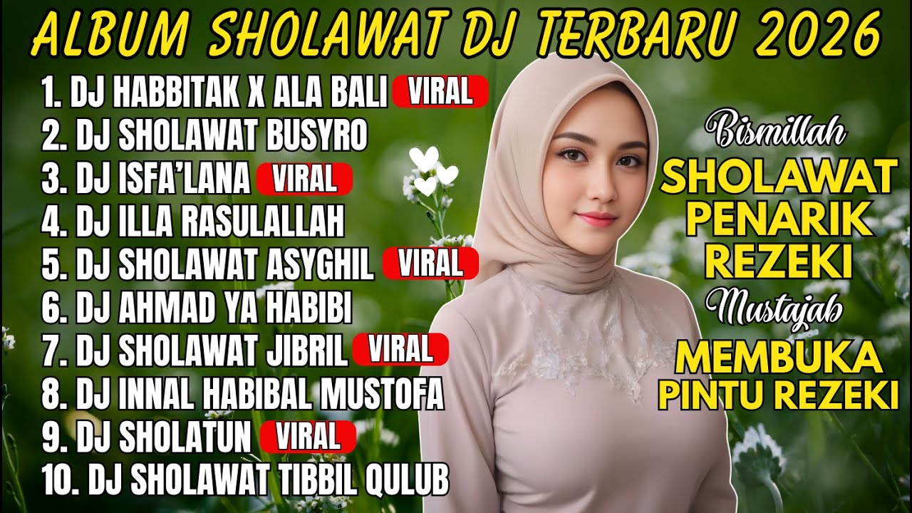 Sholawat Jibril DJ Slow Bass | Alunan Tenang Penuh Keberkahan