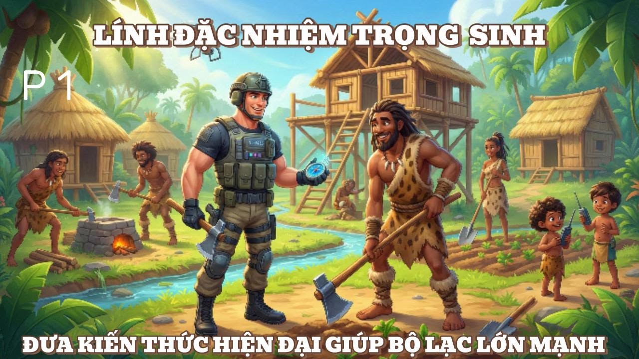 🔥 Lính Đặc Nhiệm Xuyên Không Về Thời Nguyên Thủy- p1#storyanimationviet #hoathinhviet #anime