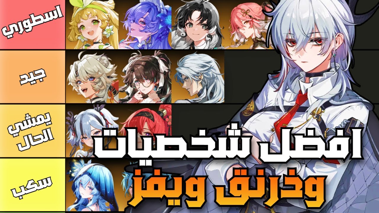 تقييم افضل شخصيات وذرنق ويفز ( تحديث 2.2 ) | wuthering waves tier list