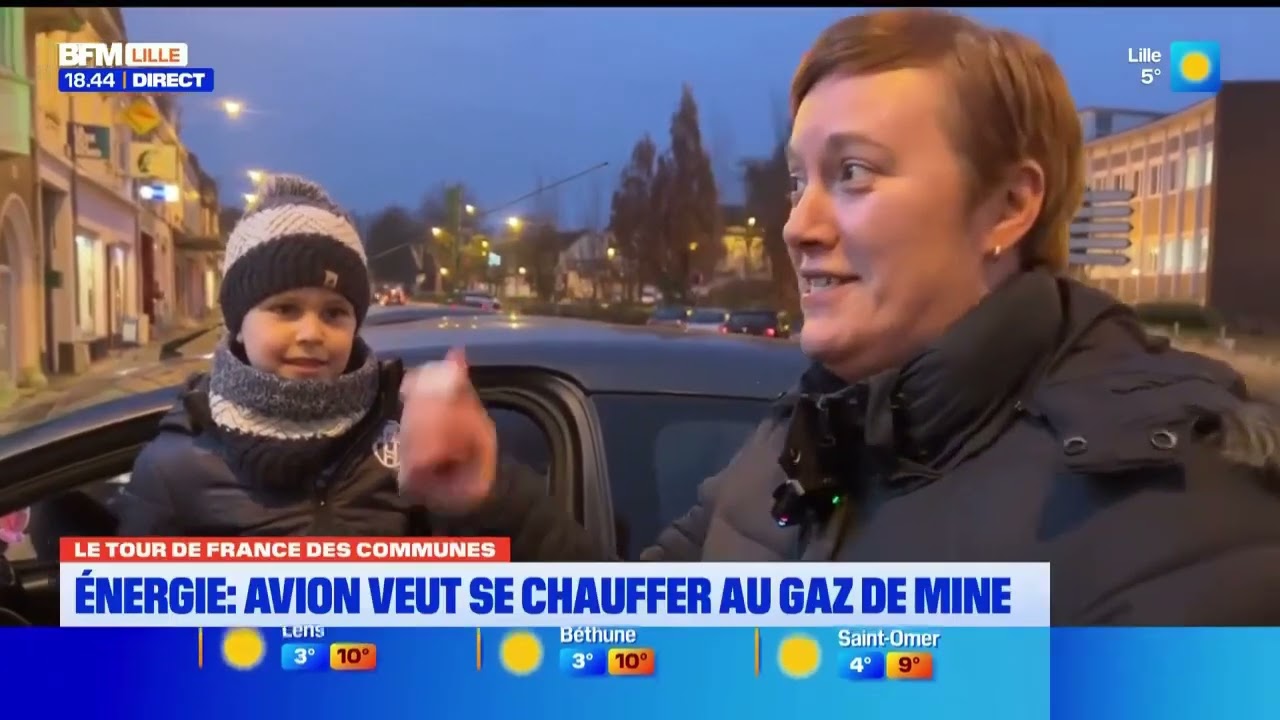 la ville D'Avion 62210  veut se chauffer au gaz de mine