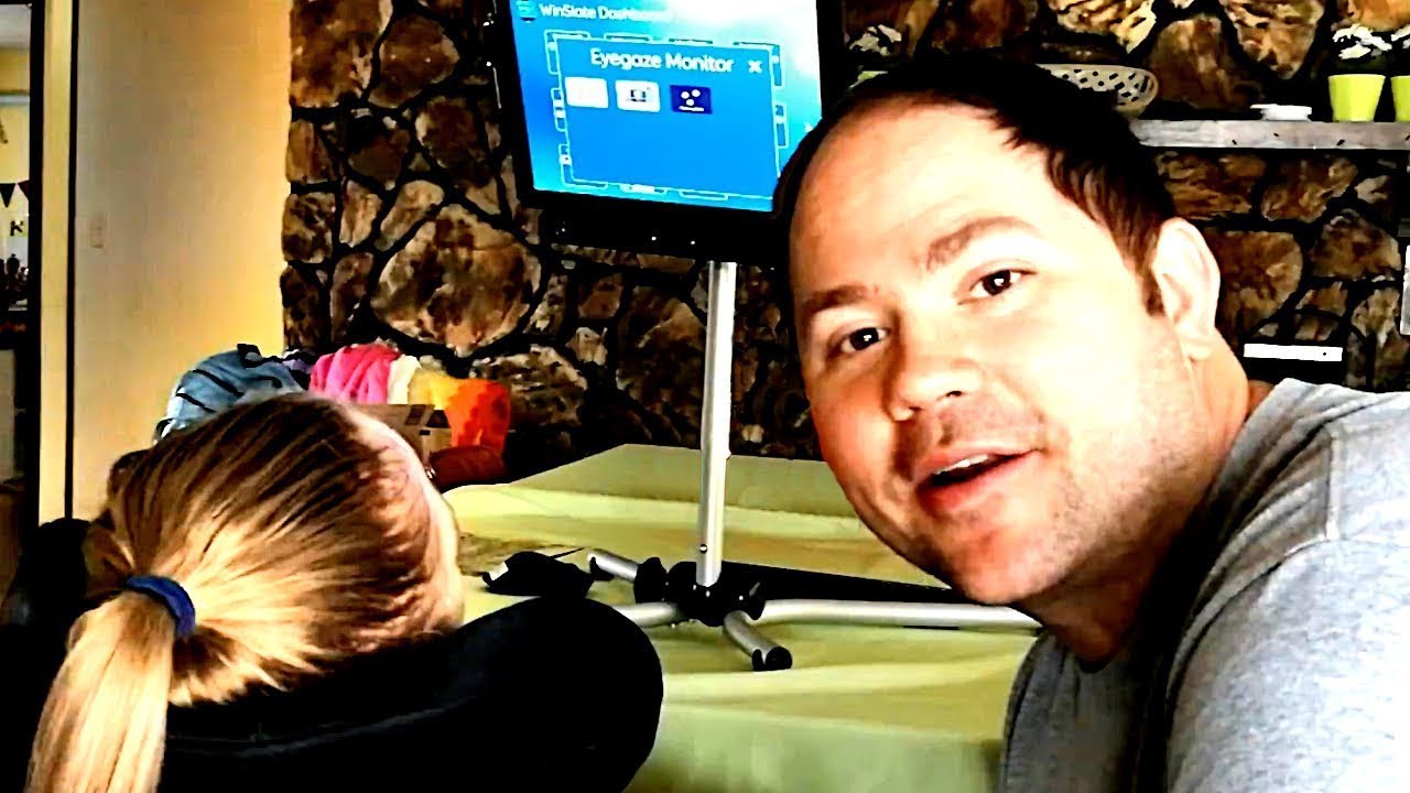 Using the WinSlate Eye Gaze One Last Time // Real Time Usage // Can She Benefit from an Eye Gaze?