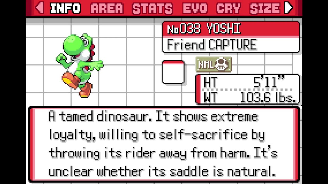 Super Mariomon Complete Pokedex
