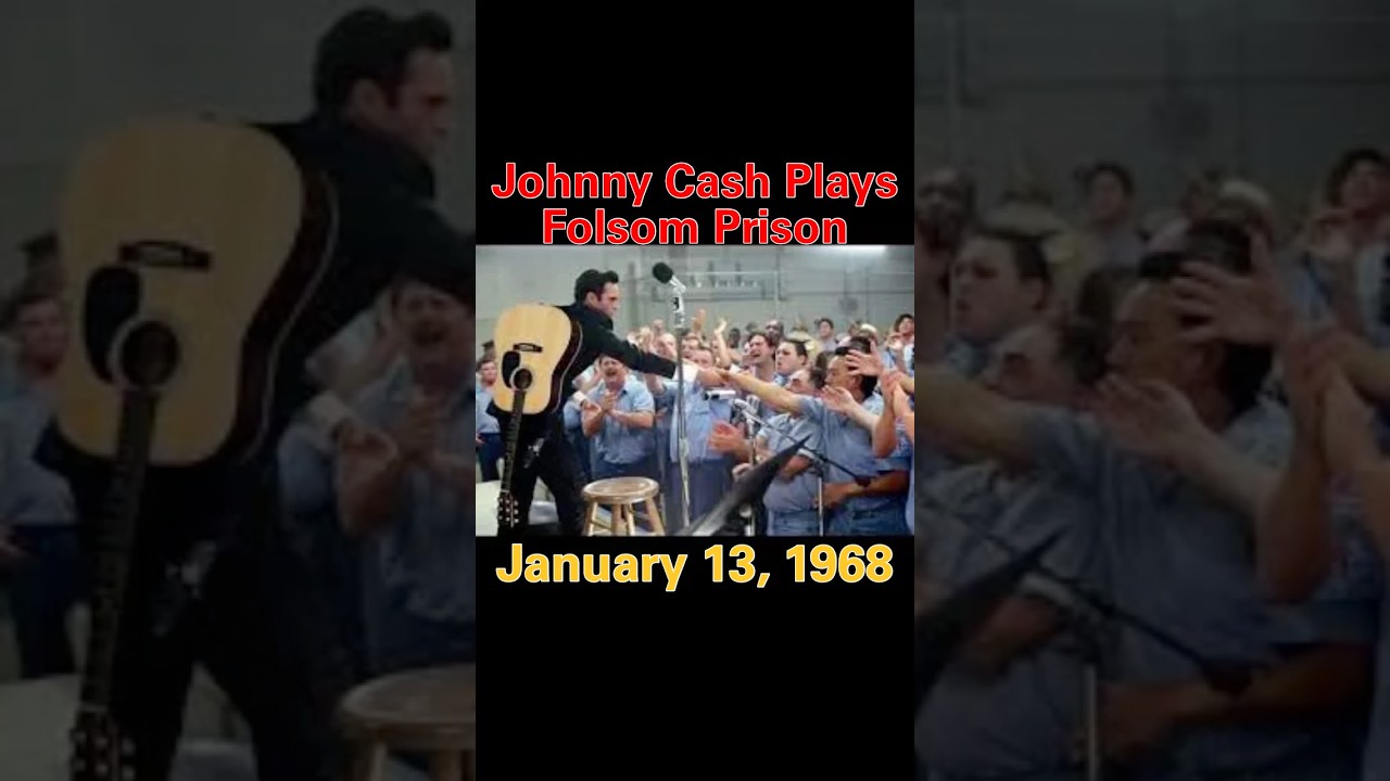 Johnny Cash plays famous Folsom Prison show 