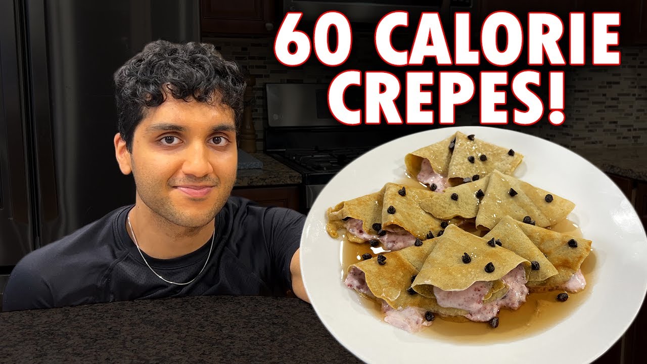 3 Ingredient Healthy Protein Crepes (No Protein Powder!)