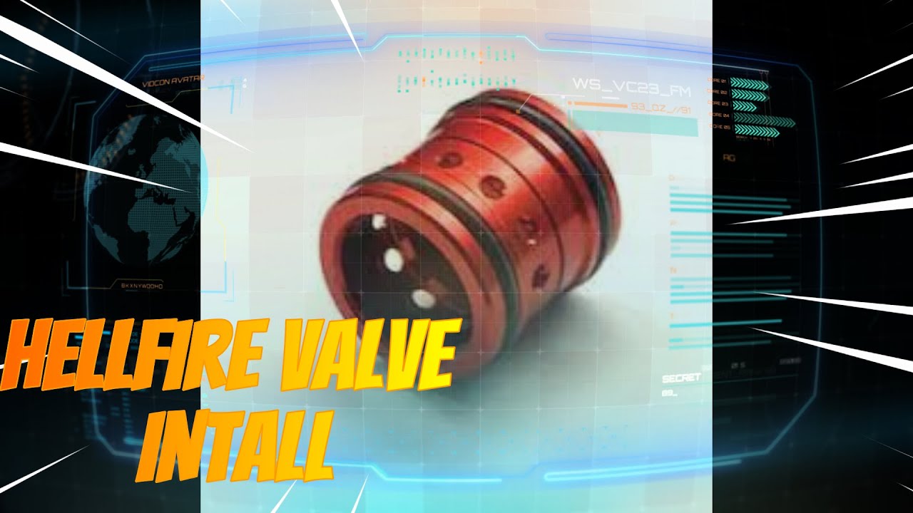 Hellfire valvula emf100 full auto instalación paintball gotcha magfed planet eclipse mg100