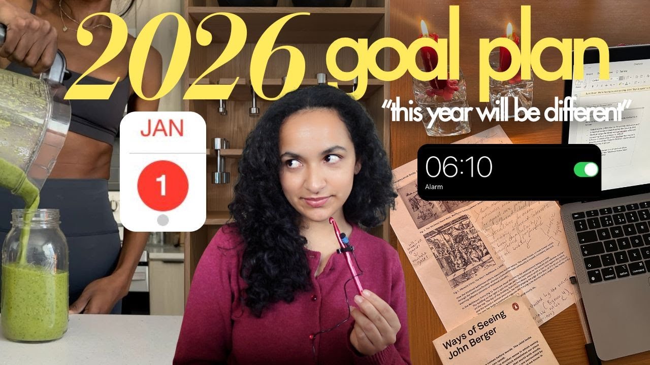Ваш план на 2026 год по изменению жизни *для уютных девушек* | привычки, постановка целей, реалис...