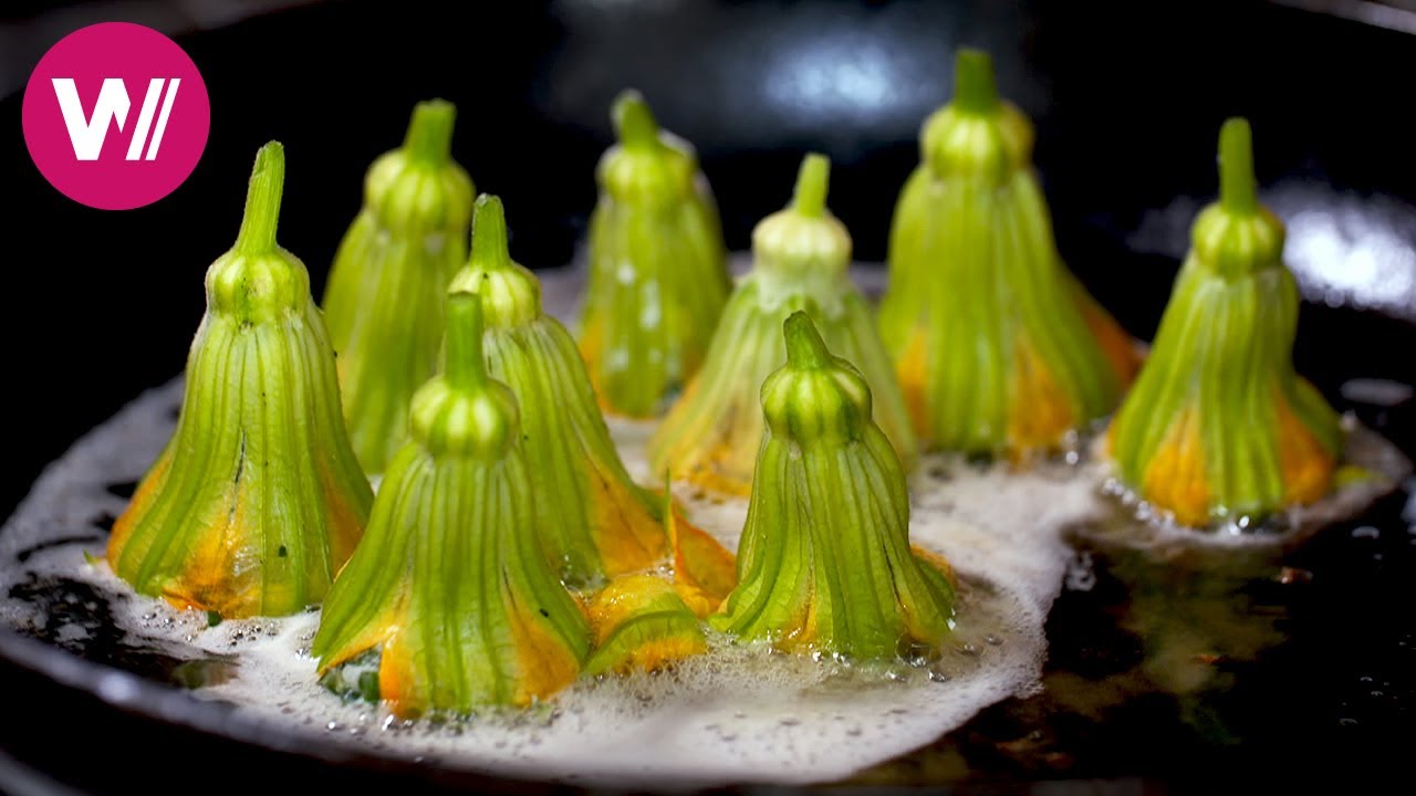 Provençal Pre-Alps - Stuffed zucchini flowers and African chard | At our Neighbour's Table