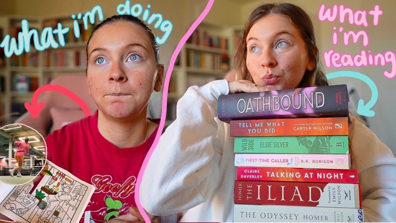 Weekend Vlog 🏓📖♥️| reading vlog, book shopping + haul, updates and more !