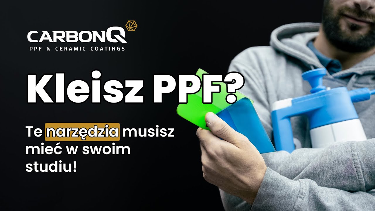 Narzędzia do klejenia PPF, które musisz mieć | Poradnik