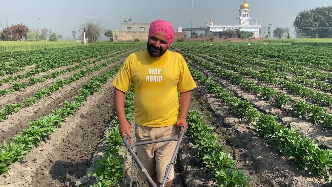 ਸਬਜ਼ੀ ਲਾਉਣ ਵਾਲੇ ਵੀਰਾਂ ਦੀ ਜਾਨ ਸੌਖੀ ਕਰਨ ਵਾਲਾ ਯੰਤਰ 👌👌#viral #vlog #youtubevideo #myfristvlogviral 