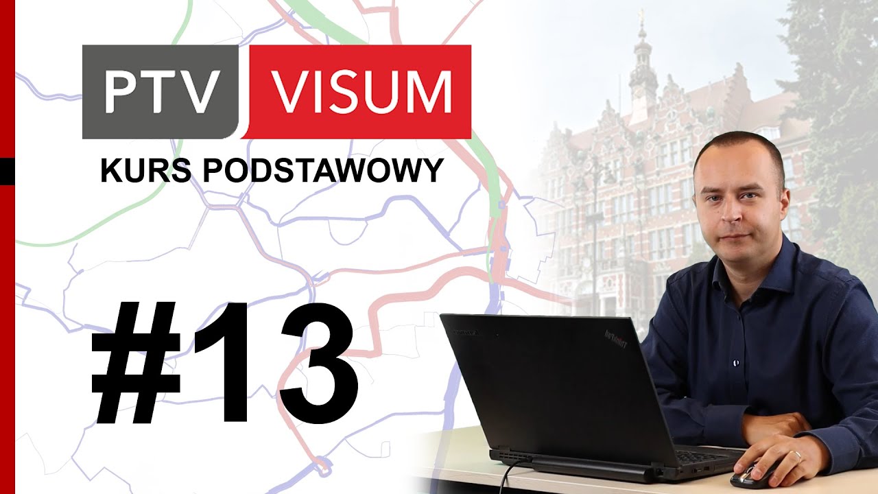 VISUM #13 - Rozkład ruchu na sieć, Kartogramy natężenia ruchu