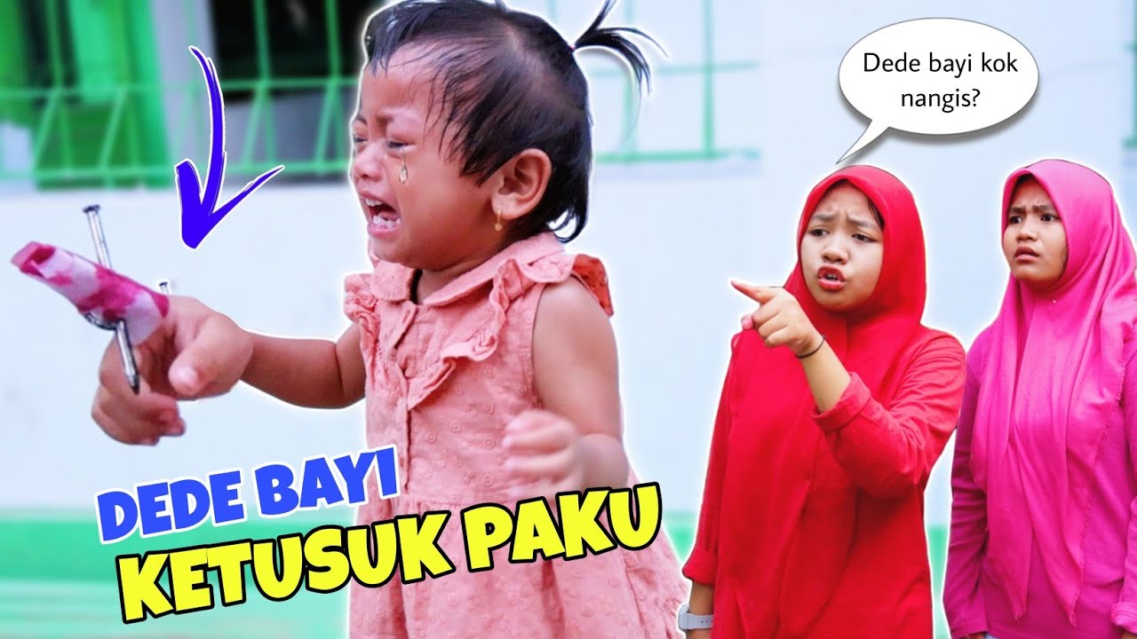 ADUH TANGAN DEDE BAYI KETUSUK PAKU LAGI | CHIKAKU FAMILY
