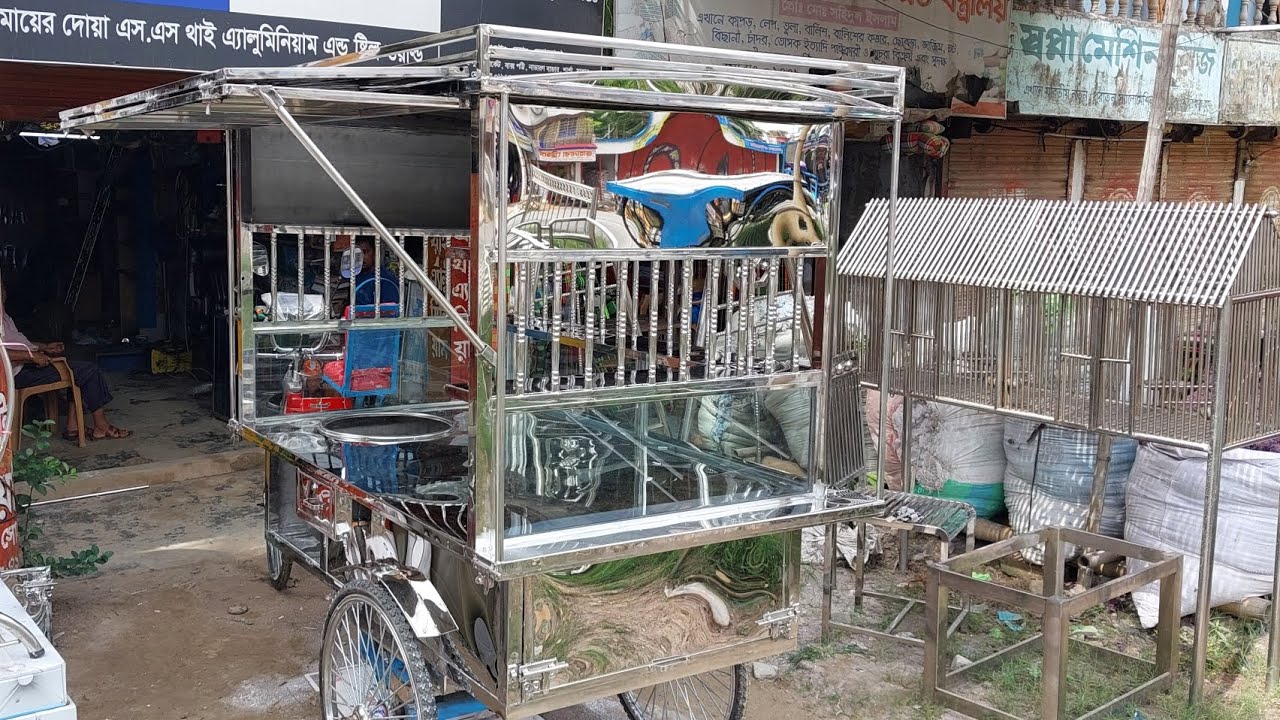 চটপটি ফুচকা কমপ্লিট গাড়ি তৈরি করা এস এস র chatpati  Pushka kar S S THAI call 01925425644