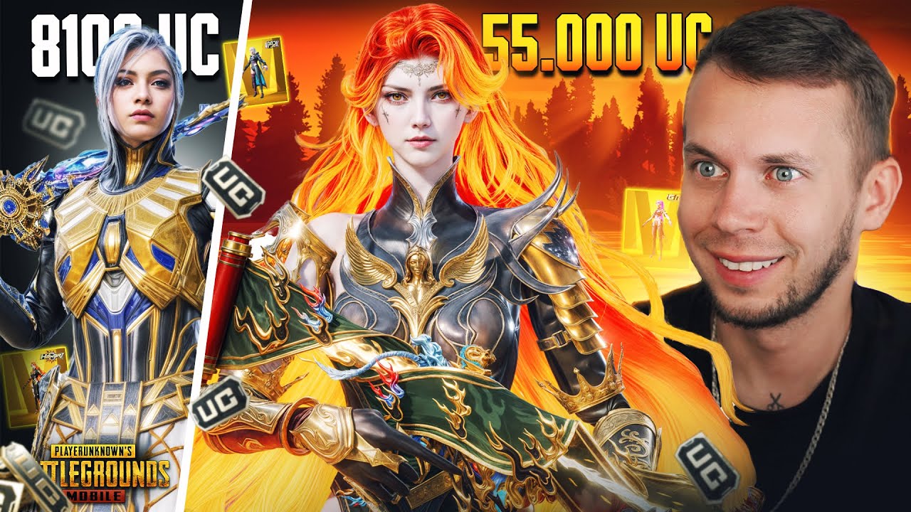 Прокачал 4 аккаунта на 100 000 UC - от БОМЖА до ЛЕГЕНДЫ! | PUBG MOBILE