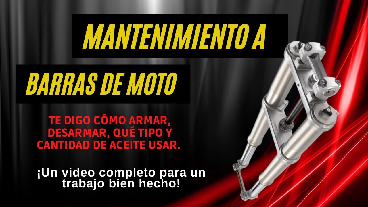 MANTENIMIENTO A BARRAS DELANTERAS 125 cc, 150 cc. Xpress de Vento,  150 ft Itálica, otras marcas.