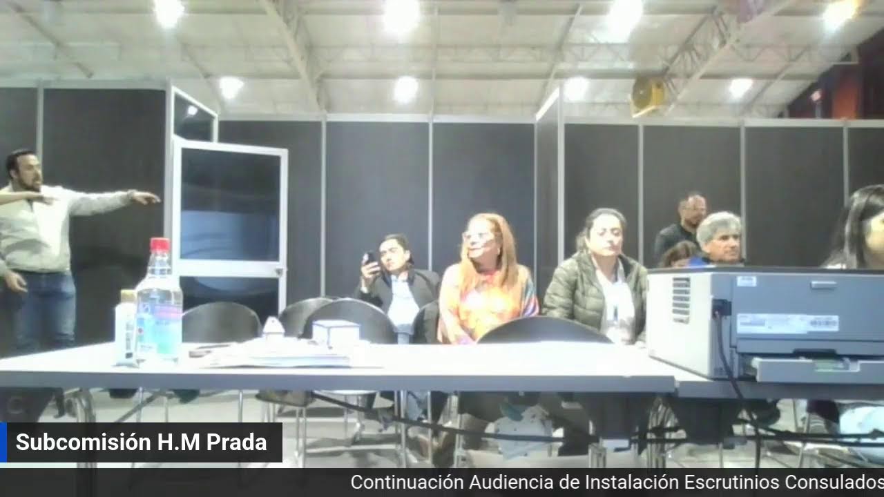 Audiencia de Instalación Escrutinios Consulados