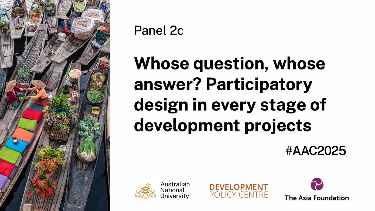 AAC2025 Panel 2c – Whose question, whose answer? Participatory design in every stage of projects