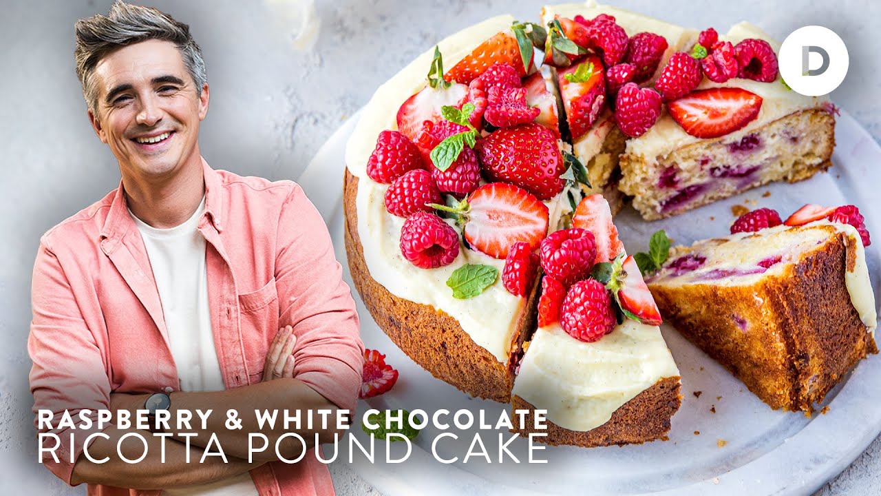 EASY Baking: Raspberry & White Chocolate Cake Recipe!