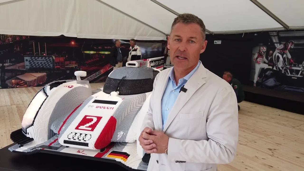 Tom Kristensens Le Mans-bil bygget 1til1 i Lego