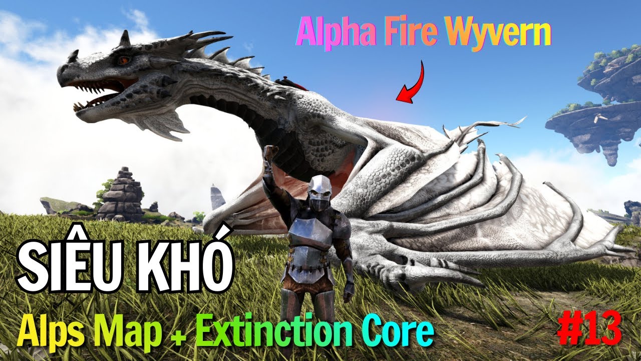 ARK Alps Map #13 – Mình Đi Bắt Alpha Tyrannosaurus & Sức Mạnh Alpha Fire Wyvern