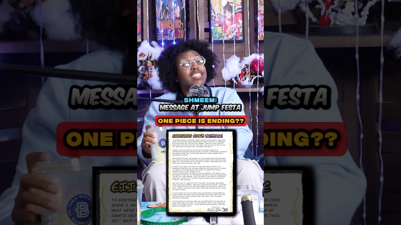 Oda&rsquo;s message at Jump Festa 2026! 🔥⤵️