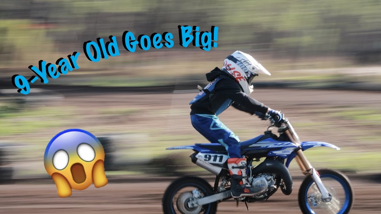 9-Year Old Goes BIG at Bostwick Creek Mx