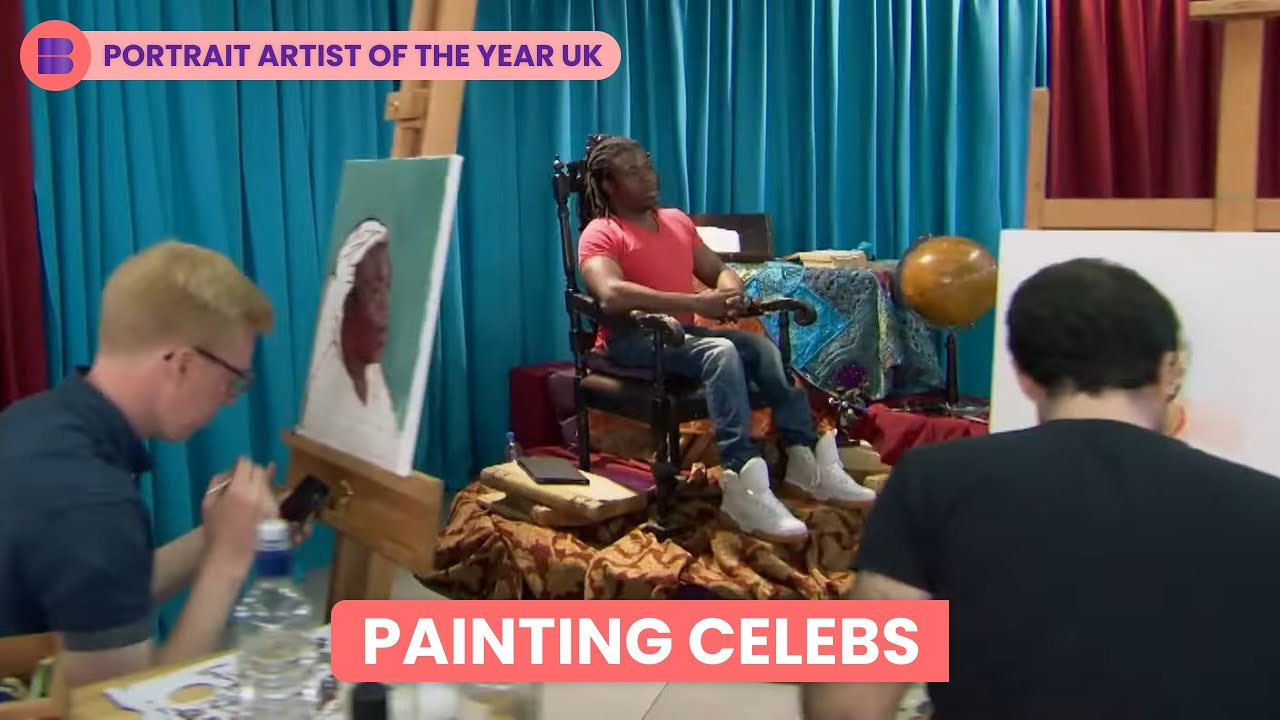 Portrait Artist Heat 4 Cardiff Celebrity Challenge