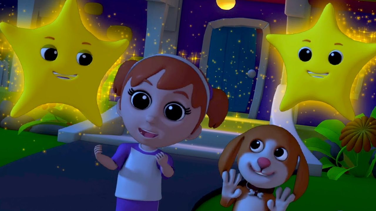 twinkle twinkle little star | nursery rhymes | 3d rhymes | kids songs