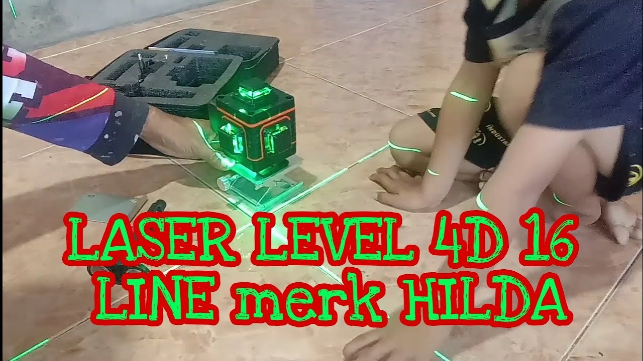 HILDA mesin self leveling laser 4D 16 line with remote LD-515