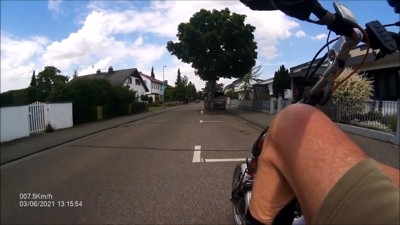 Van Raam Easy Rider:  unterwegs in Gernsheim/Rhein