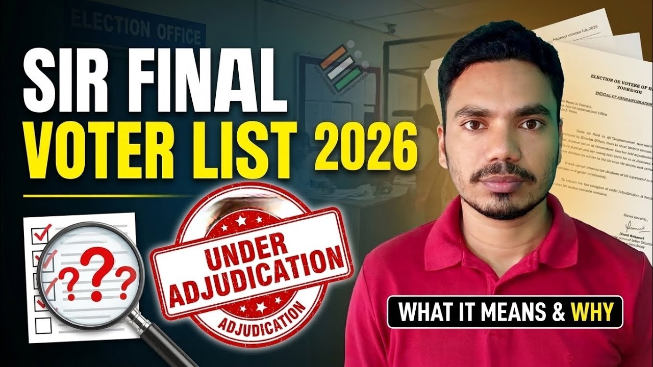​SIR Final Voter List 2026: 