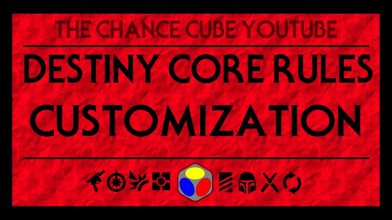 Star Wars: Destiny - Customization/Deck Building (Core Rules)
