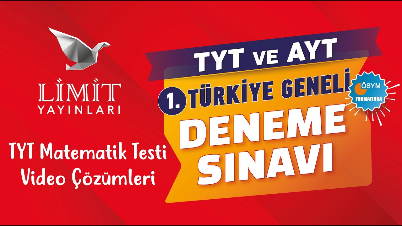 Limit Türkiye Geneli TYT MATEMATİK TESTİ