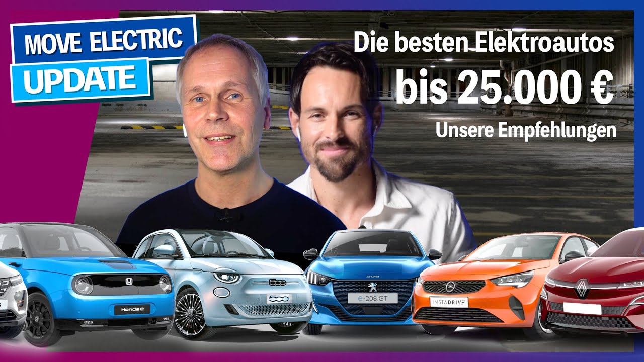 Die besten Elektroautos bis 25.000 Euro - Top 10 - und unser pers&ouml;nlicher Favorit