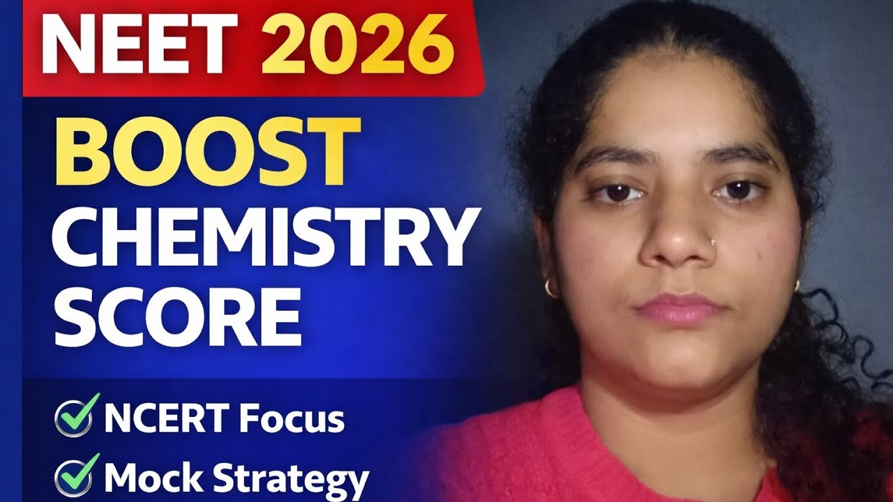 “NEET 2026 Chemistry Strategy 🚀 | How to Boost Chemistry Score FAST (NCERT + Mock Analysis)”