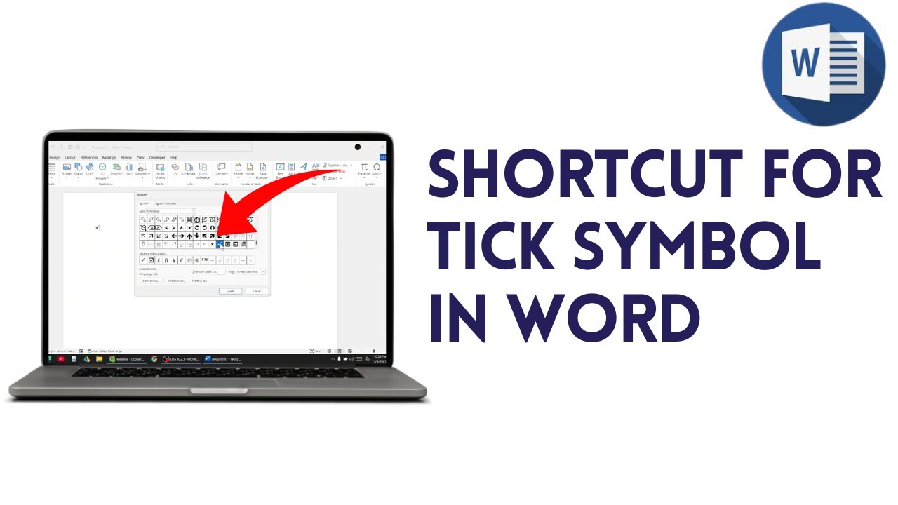 Shortcut For Tick Symbol In Word 🗸 & ☑ Fastest Way To Get Check Mark In Word (2025)