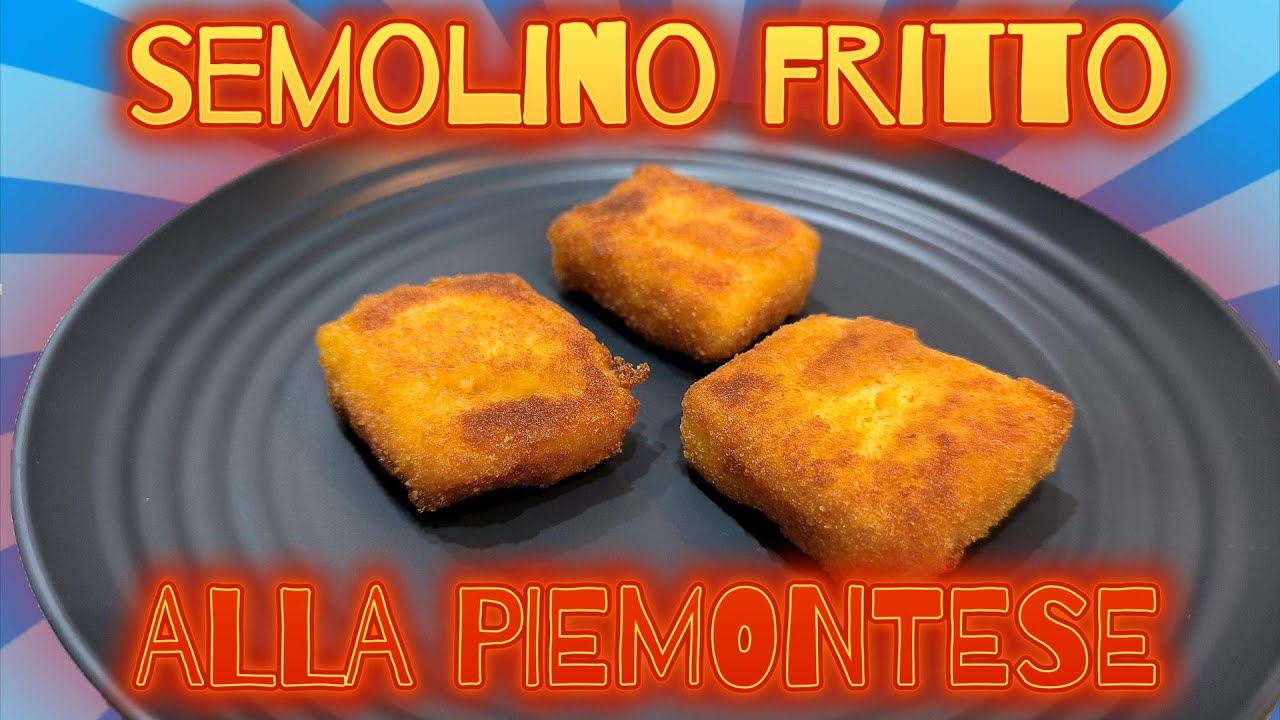 SEMOLINO fritto alla PIEMONTESE | ricetta facile | MattiaHomeMade2023