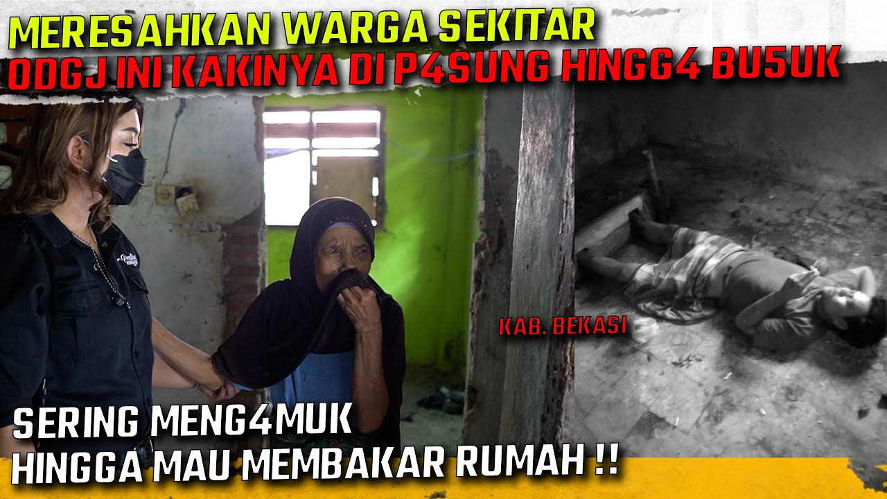 ODGJ INI MERE5AHKAN HINGGA DI P45UNG KARENA SERING M3NG4MUK DAN MAU M3MB4K4R RUMAH !!