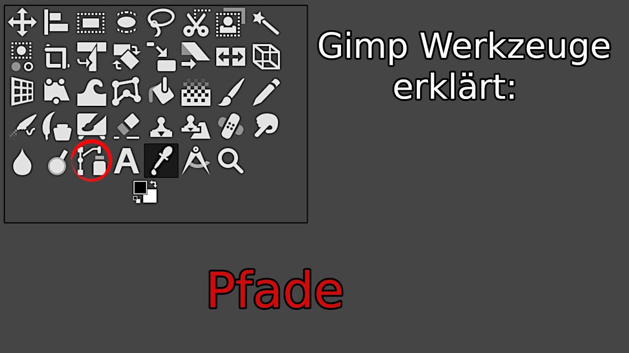 Gimp Werkzeug Pfade