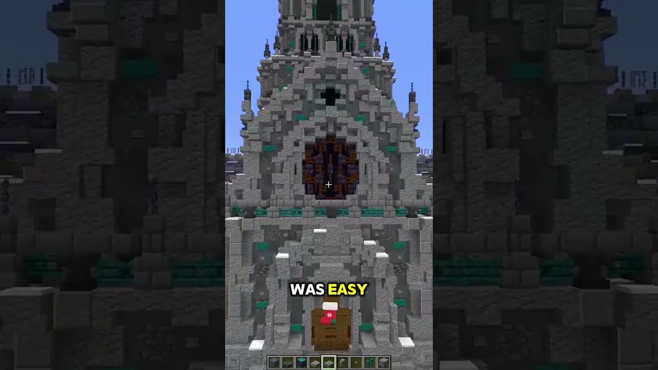 Easy Minecraft tutorial how to build a castle🏰