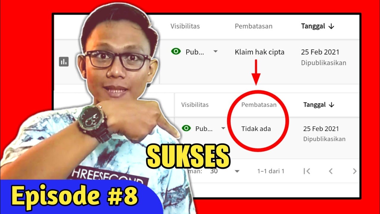 Cara Mengatasi Klaim Hak Cipta Di Youtube Eps.8