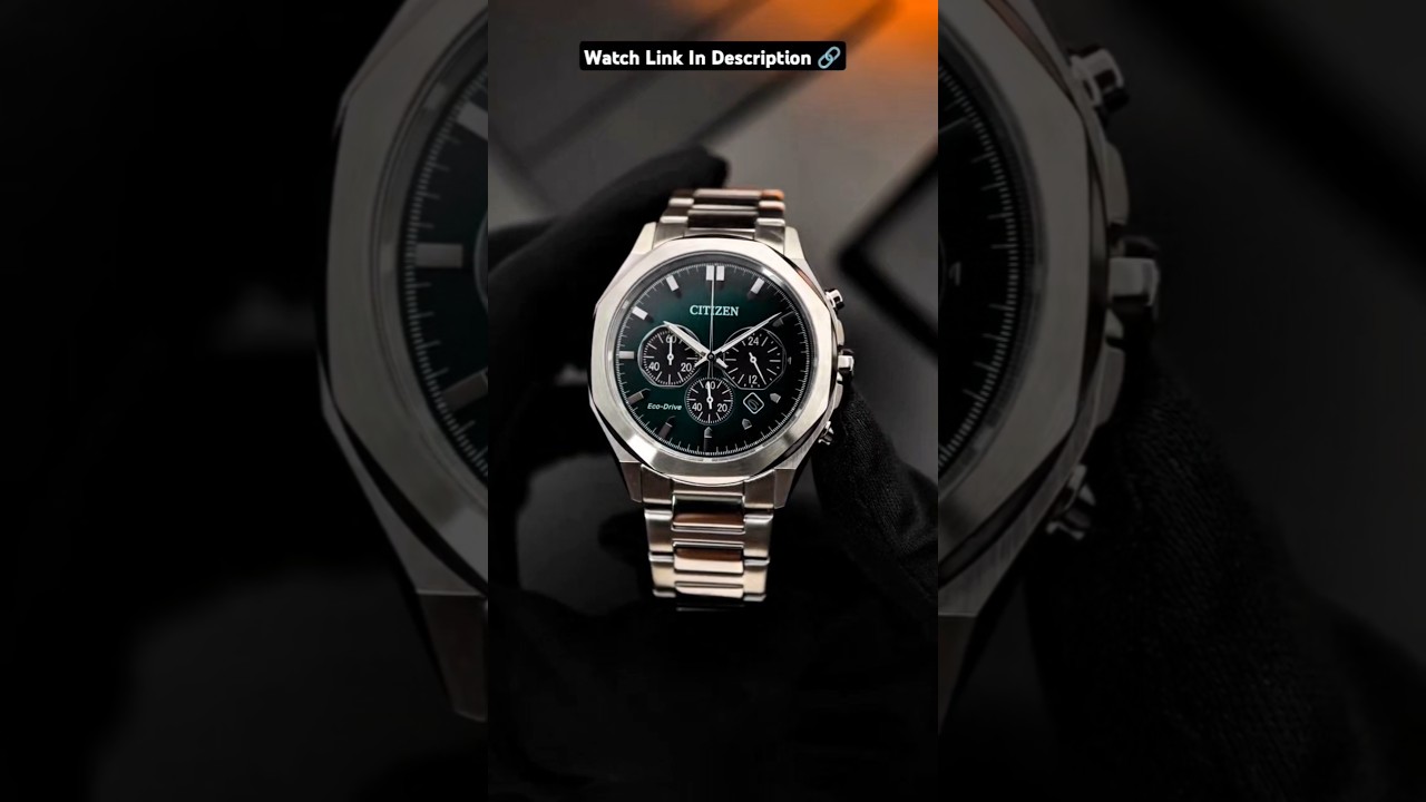 Citizen Eco-Drive Green Dial Luxurious Elegant Men's Watch #luxurywatchesformen #elegantwatches